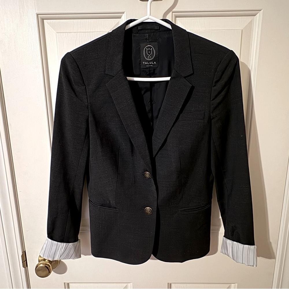 Aritzia Talula black blazer, size 2